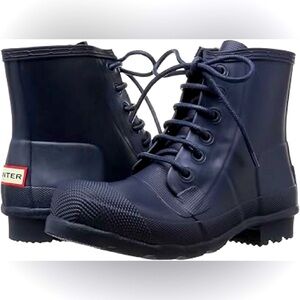 Hunter Boots (short) with Hunter Socks Size Women’s 7